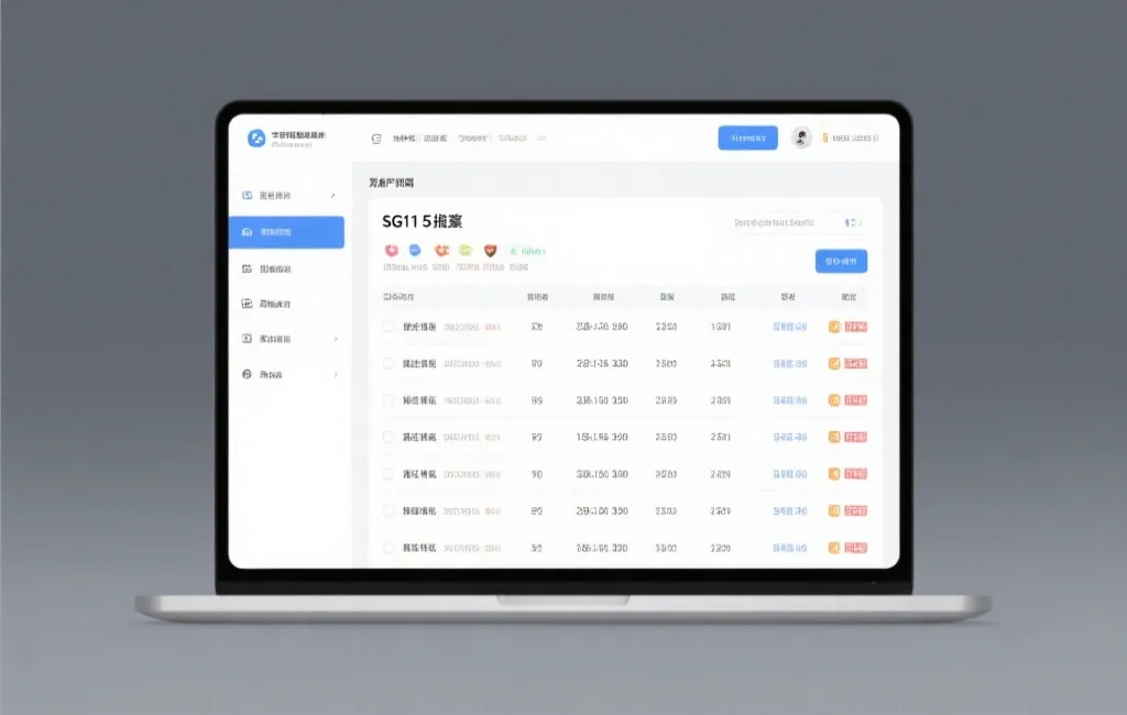 SG11选5开奖结果页面展示布局示意